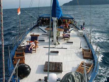 krakatau-panaitan ujung kulon-sunda strait sailing boat trip